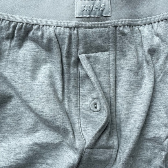 Skims Boyfriend Loose Boxer Light Heather Grey Small | NWT - Picture 10 of 16